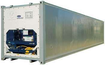 40-ка футовый рефрижераторный (стальной) контейнер для перевозки химической продукции